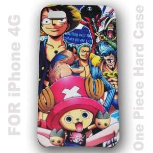  Cartoon One Piece Case Hard Case Cover for Apple Iphone4 