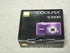 box only for nikon coolpix s3100 camera purple box only camera not 