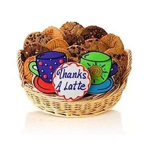 Thanks A Latte Cookie Basket  Grocery & Gourmet Food