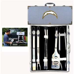 San Diego Chargers NFL Barbeque Utensil Set w/Case (8 Pc.)