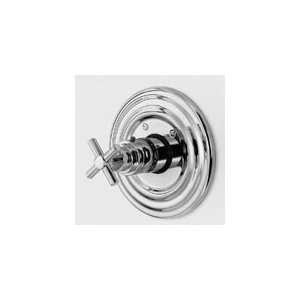 Newport Brass Round Thermostatic Trim Plate Only with Cross Handle NB3 