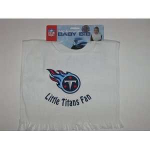 TENNESSEE TITANS Team Logo Terry Velour Pullover BABY BIB:  