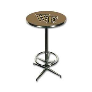   Wake Forest University Chrome Pub Table Bar Furniture Sports