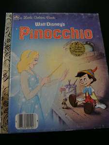 GOLDEN BOOK   PINOCCHIO   50TH ANNIVERSARY EDITION  