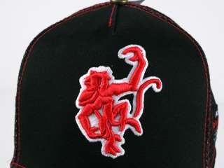 Red Monkey LOGO premium trucker cap hat Grey black or white Limited 