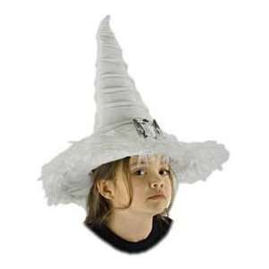  Kids White Witch Hat: Toys & Games