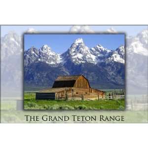  Grand Teton Range, Rocky Mountains   24x36 Poster 