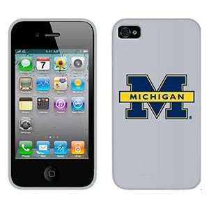  University of Michigan Michigan M on Verizon iPhone 4 Case 
