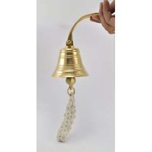   maritime Shiny Brass Ship Bell wall mounted 3 Everything Else