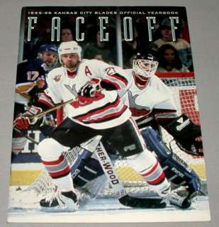 1995 96 Kansas City Blades IHL Hockey Yearbook  