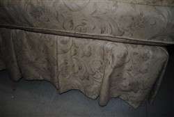 High End Large Deep Textile Clayton Marcus Sofa Couch Cream Floral 