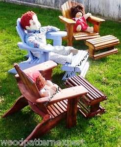   ADIRONDACK CHAIR Paper Patterns BUILD IT LIKE A EXPERT Easy DIY Plans
