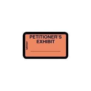  Petitioner Exhibit Orange 252 Labels/Pk, 4 Pkgs/Box 