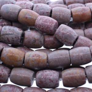 Agate  Barrel Plain   14mm Height, 12mm Width, Sold by 16 Inch 