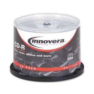  Innovera  CD R Discs, 700MB/80min, 52x, Spindle, Silver 