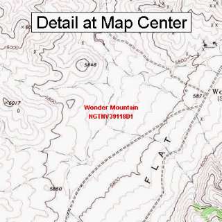   Map   Wonder Mountain, Nevada (Folded/Waterproof)