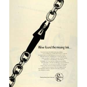 Ad Rustless Iron & Steel Corp Logo Stainless Chain Baltimore Maryland 