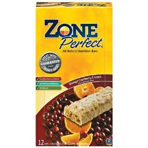  ZonePerfect Orange Cranberry Crunch / 1.76 oz wrapper / 12 