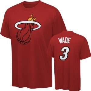Dywane Wade Big & Tall Miami Heat Name and Number T Shirt  