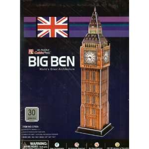  Cubic Fun 3D Puzzle: London Big Ben Sculpture [Kitchen 