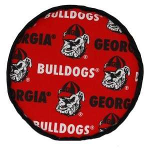  University of Georgia 9 Fabric Disc Dog Toy