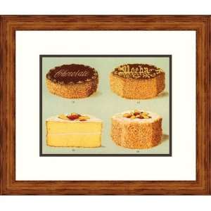  Decorated Gateaux Chocolate by Anonymous   Framed 