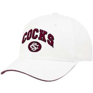 Zephyr South Carolina Gamecocks Youth White Sport Adjustable Hat 