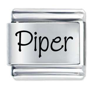  Name Piper O Q Italian Charm Bracelet: Pugster: Jewelry