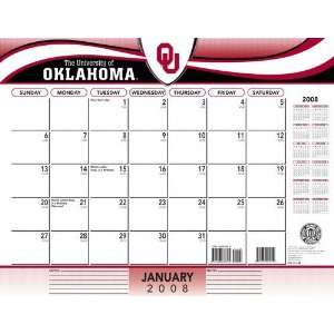  Oklahoma Sooners 2008 Desk Calendar