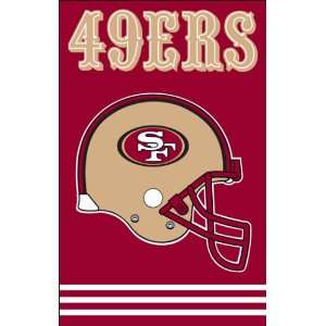   San Francisco 49ers 2 Sided XL Premium Banner Flag: Sports & Outdoors