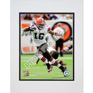   File Cleveland Browns Josh Cribbs Matted Photo