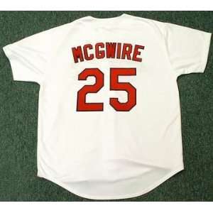 MARK MCGWIRE St. Louis Cardinals 1997 Majestic Throwback Home Baseball 