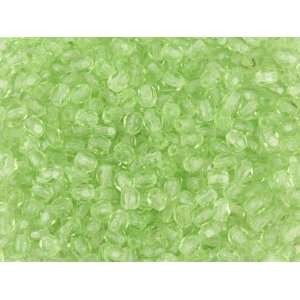  Fire Polished Bead 3mm Lime Green (120pc Pack) Arts 