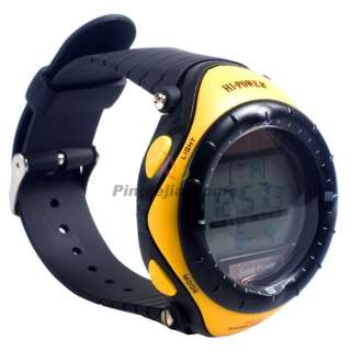   Power Solar Energy LED Digital Waterproof Wrist Watch WT008 YE H