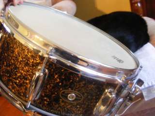   Vintage Snare Drum 1958 Capri Pearl 5.5X14 Percussion Drums EXC  