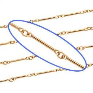  Gold Tone 13mm Bar & Link Chain   By The Foot Arts 