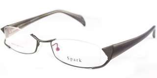 Inverted frame glasses metal optical half rimless RX glasses Spark 