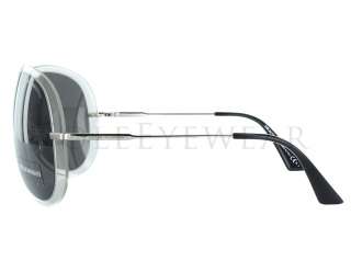 NEW Emporio Armani EA 9720/S D4OP9 Light Grey Sunglasses  