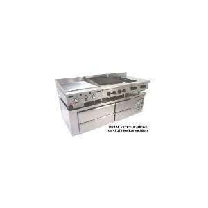 Vulcan Hart ARS72   72 in Refrigerated Base w/ 2 Sections & 4 Drawers 