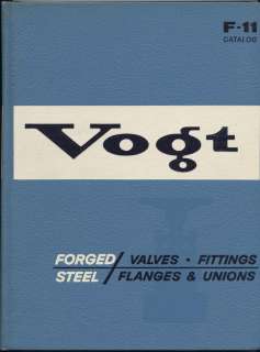 1970 VOGT VALVES Henry Machine Catalog ASBESTOS Packing  
