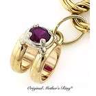 JewelBasket Birthstone Jewelry   14k ring charm with 3.75 mm 