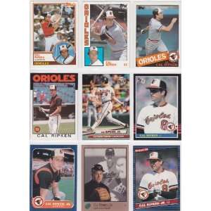   Jr. (9) Card Baseball Lot #2 (Baltimore Orioles)