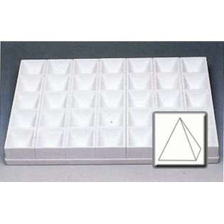 Pyramid Production Mold 4 oz. 35 cavities per tray  Martellato For the 