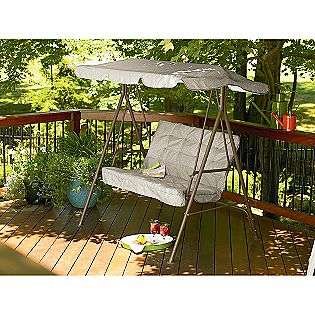 Seat Patio Swing Canopy  Essential Garden Outdoor Living Patio 