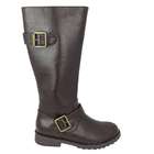 Nina Shoes Brown Tall Riding Boots Buckle Detail Little Girls 13 5M