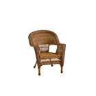 Wicker Lane Honey Wicker Chair   Set of 2