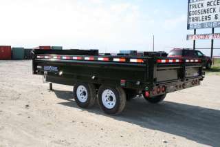 New 14 x 83 Bumper Pull Hydraulic Dump Trailer with 7K Axles  