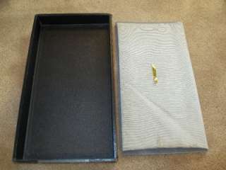   Mid Century Jewelers Velvet Lined Storage Tray Display Case Box  