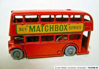 Matchbox RW No.05B London Bus gold trim with GPW  