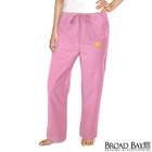Broad Bay Texas A&M University Logo Pink Logo Scrub Pants DRAWSTRING 